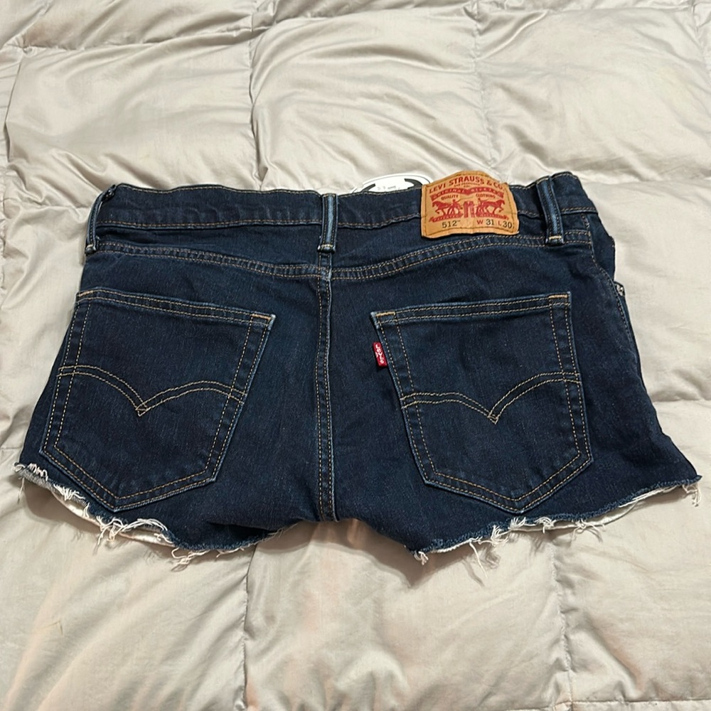Denim shorts